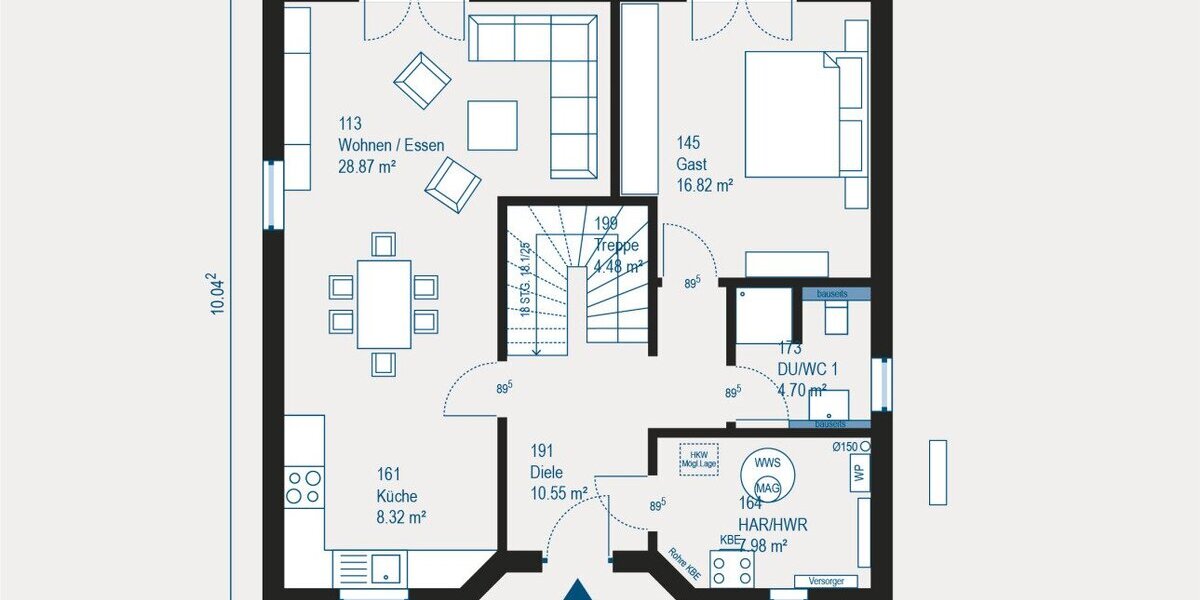 Individuell gestaltetes Traumhaus - Modernes Wohnen mit allkauf Qualität und Flexibilität - Einfamilienhaus Wuppertal - Elberfeld West Elberfeld West | Angebot:27334614