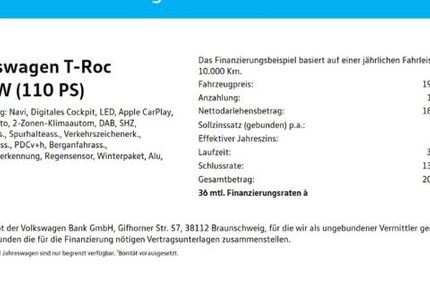 VW T-Roc 17.128 km 19.990 &euro; Mettmann 40822