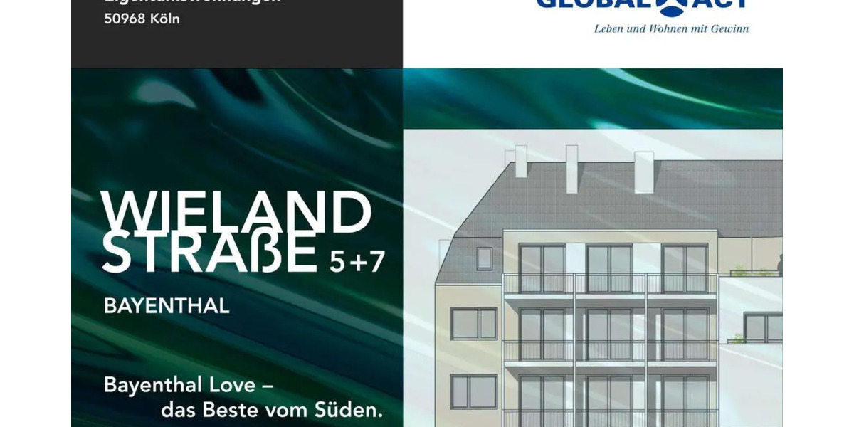 Etagenwohnung Köln Bayenthal - 3 Zimmer, 102 m&sup2;, 759.000&euro; | Angebot:26274008