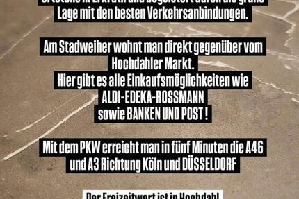 Wohnung Solingen Ohligs - 2 Zimmer, 62 m&sup2;, 1.100&euro; | Angebot:25270818