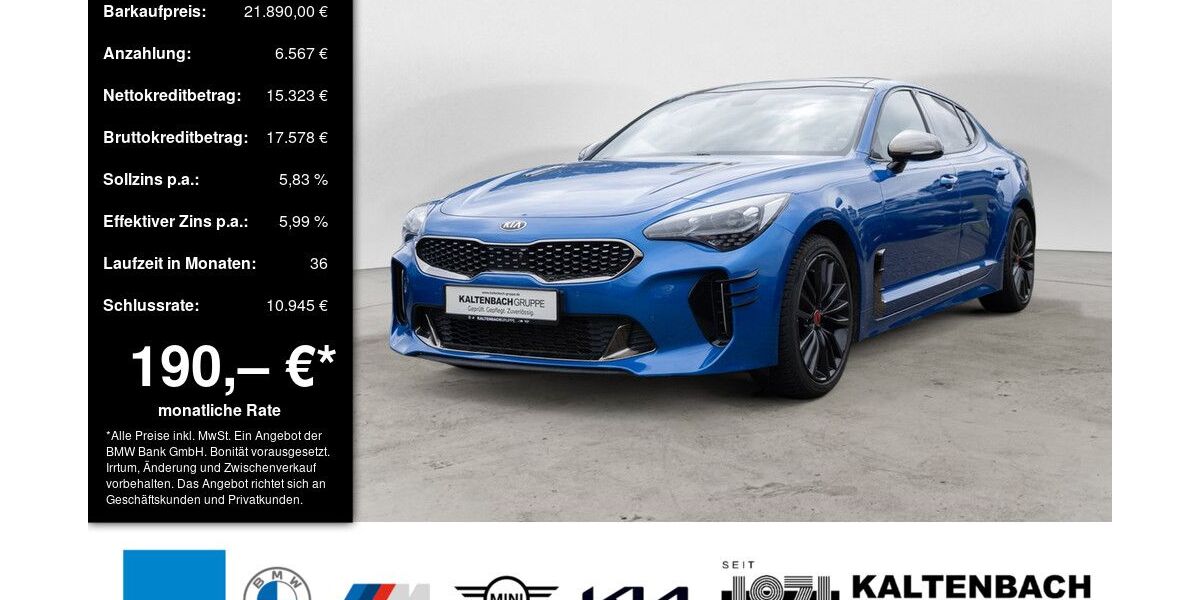 Kia Stinger 127.366 km 21.890 &euro; Remscheid 42897