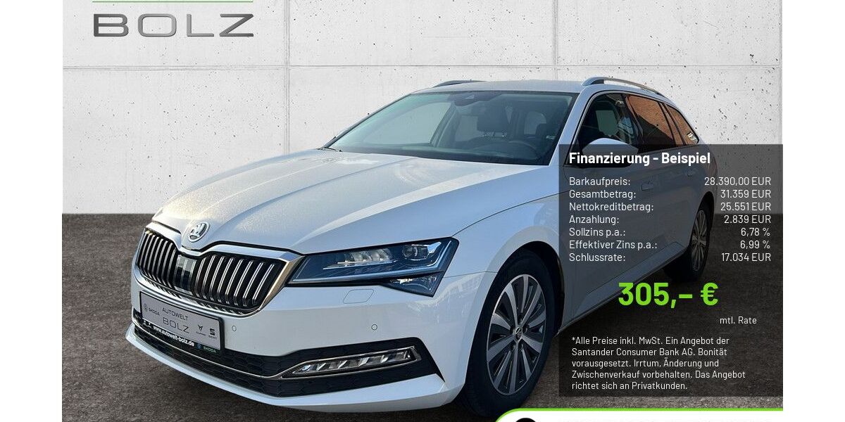 Skoda Superb 43.395 km 28.390 &euro; Pulheim-Brauweiler 50259