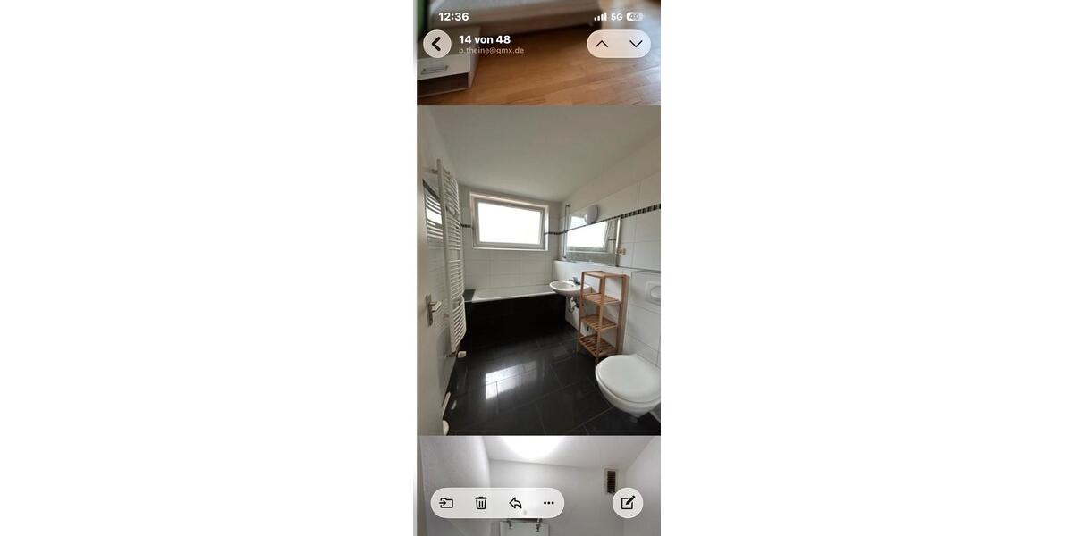 Etagenwohnung Düsseldorf Heerdt - 2 Zimmer, 76 m&sup2;, 1.550&euro; | Angebot:26038699