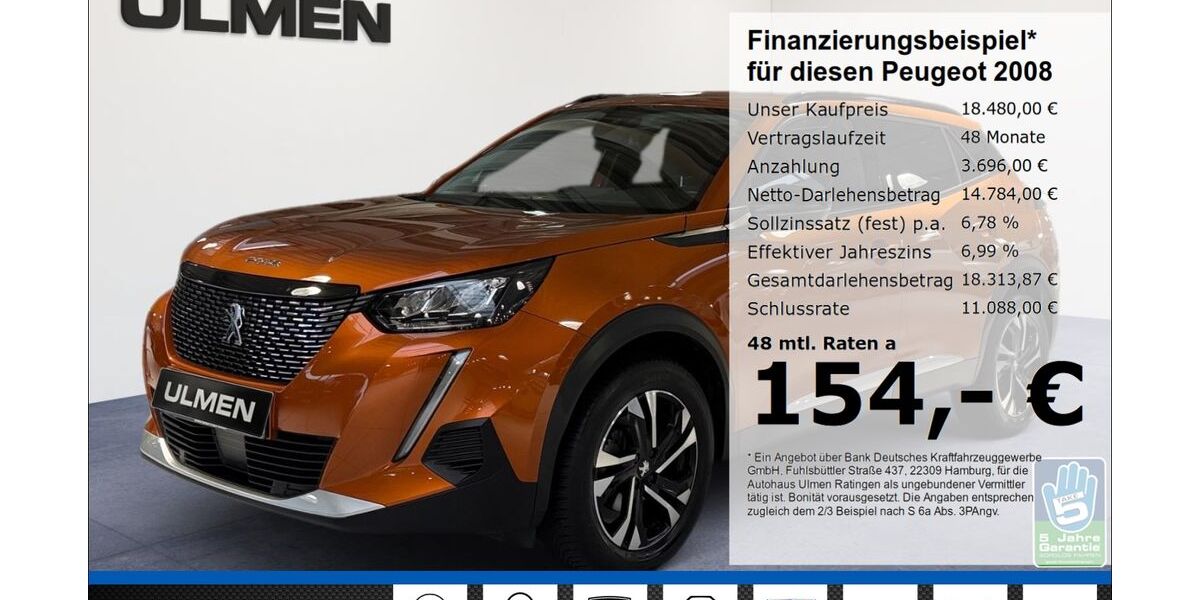 Peugeot 2008 39.385 km 17.980 &euro; Ratingen 40880