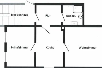 Wohnung Schwelm - 2 Zimmer, 62 m&sup2;, 475&euro; | Angebot:26272570