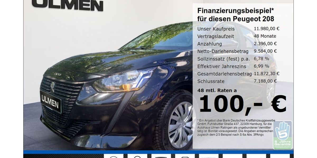 Peugeot 208 44.845 km 10.980 &euro; Ratingen 40880