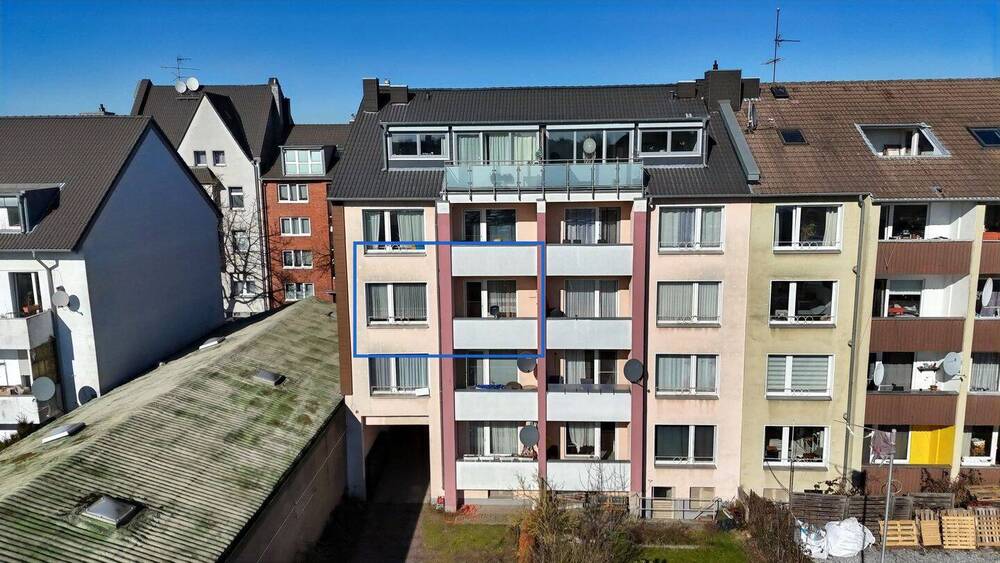 Etagenwohnung Neuss Barbaraviertel - 3 Zimmer, 74 m&sup2;, 149.000&euro; | Angebot:26291537