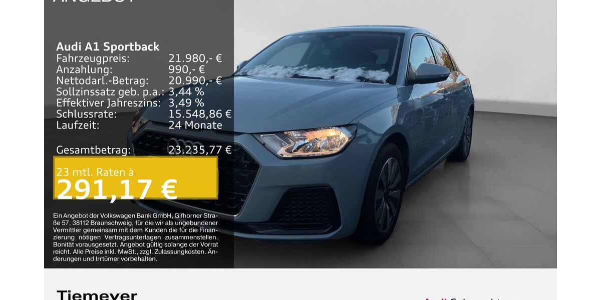 Audi A1 14.374 km 20.980 &euro; Remscheid 42897