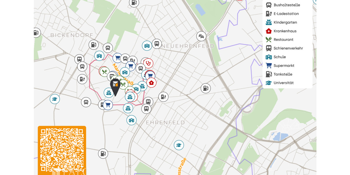 Mehrfamilienhaus, Wohnhaus Köln Ehrenfeld - 3 Zimmer, 919 m&sup2;, 2.475.000&euro; | Angebot:25743060