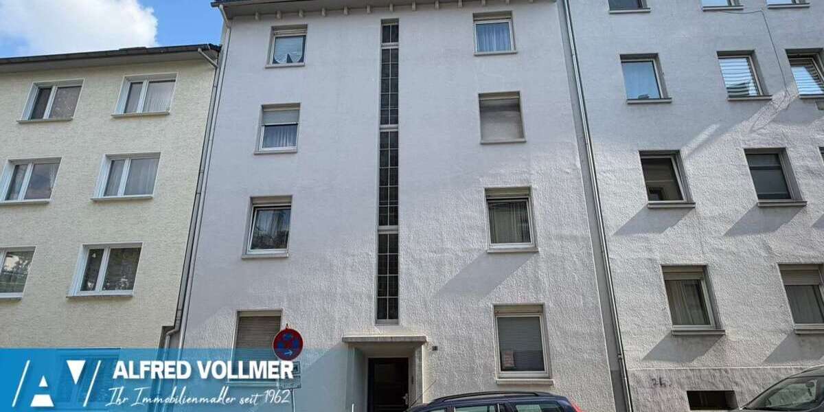 Etagenwohnung Wuppertal Gemarkung Elberfeld - 2 Zimmer, 48 m&sup2;, 360&euro; | Angebot:26145041