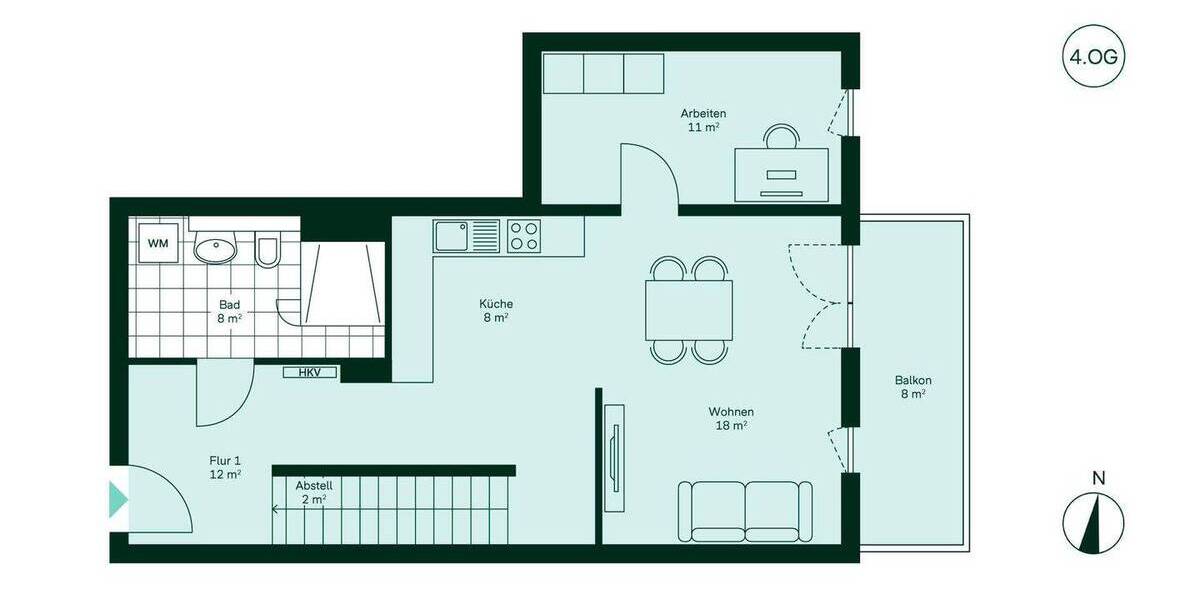 Etagenwohnung Düsseldorf Benrath - 5 Zimmer, 120 m&sup2;, 699.900&euro; | Angebot:25958048