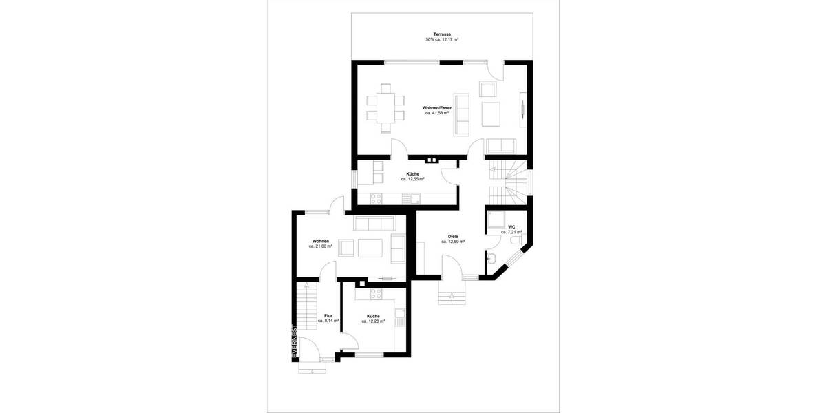 Einfamilienhaus Bergisch Gladbach Herrenstrunden - 8 Zimmer, 193 m&sup2;, 599.000&euro; | Angebot:25686767