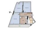 Etagenwohnung Düsseldorf Düsseltal - 3 Zimmer, 75 m&sup2;, 329.000&euro; | Angebot:25800161