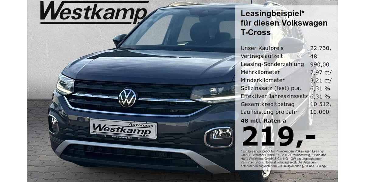 VW T-Cross 17.950 km 22.730 &euro; Frechen 50226