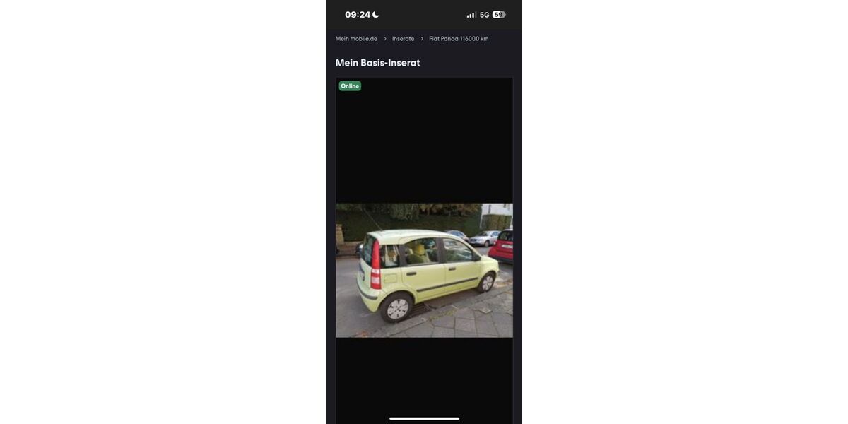Fiat Panda 116.665 km 1.850 &euro; Düsseldorf 40237