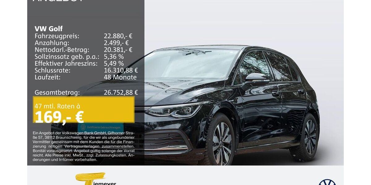 VW Golf 44.893 km 22.880 &euro; Remscheid 42897