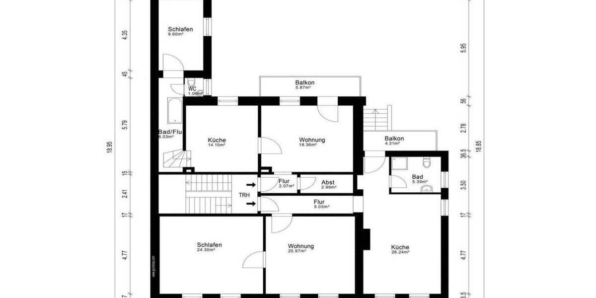 Mehrfamilienhaus, Wohnhaus Solingen Merscheid - 1 Zimmer, 579.000&euro; | Angebot:26189004