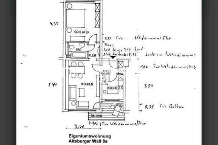 Wohnung Köln - 2 Zimmer, 53 m&sup2;, 649&euro; | Angebot:26828170