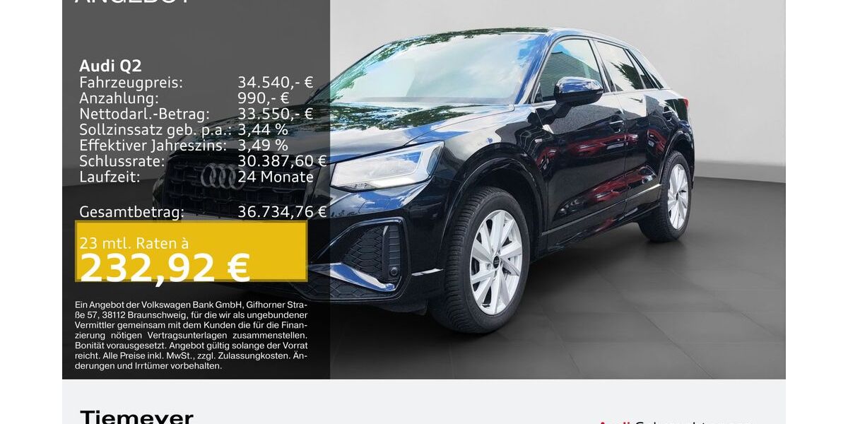 Audi Q2 9.238 km 34.140 &euro; Remscheid 42897