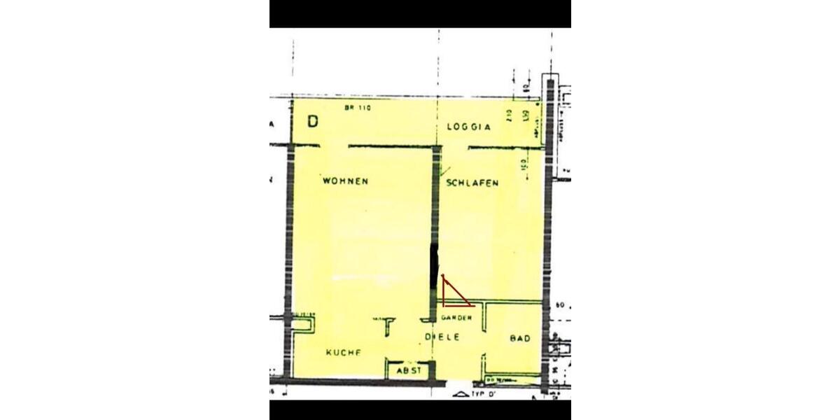 Etagenwohnung Neuss - 2 Zimmer, 59 m&sup2;, 155.000&euro; | Angebot:25925205
