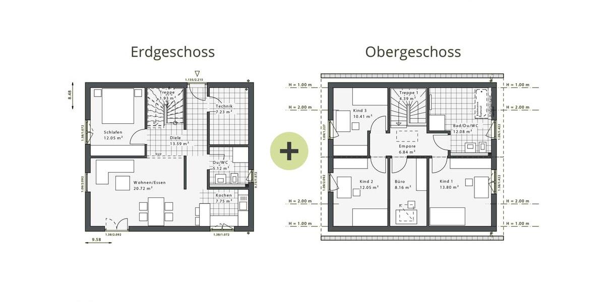 Einfamilienhaus Odenthal - 5 Zimmer, 136 m&sup2;, 2.230&euro; | Angebot:25236485