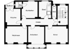 Etagenwohnung Wuppertal Gemarkung Vohwinkel - 4 Zimmer, 119 m&sup2;, 310.000&euro; | Angebot:27258756