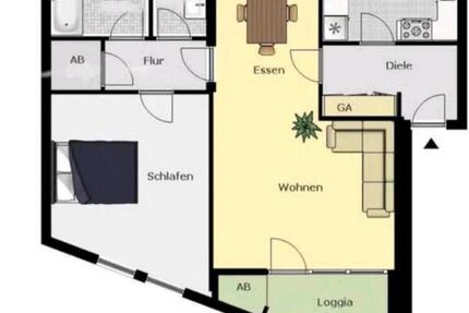 Wohnung Düsseldorf Stadtbezirk 8 - 2 Zimmer, 70 m&sup2;, 1.340&euro; | Angebot:25960265