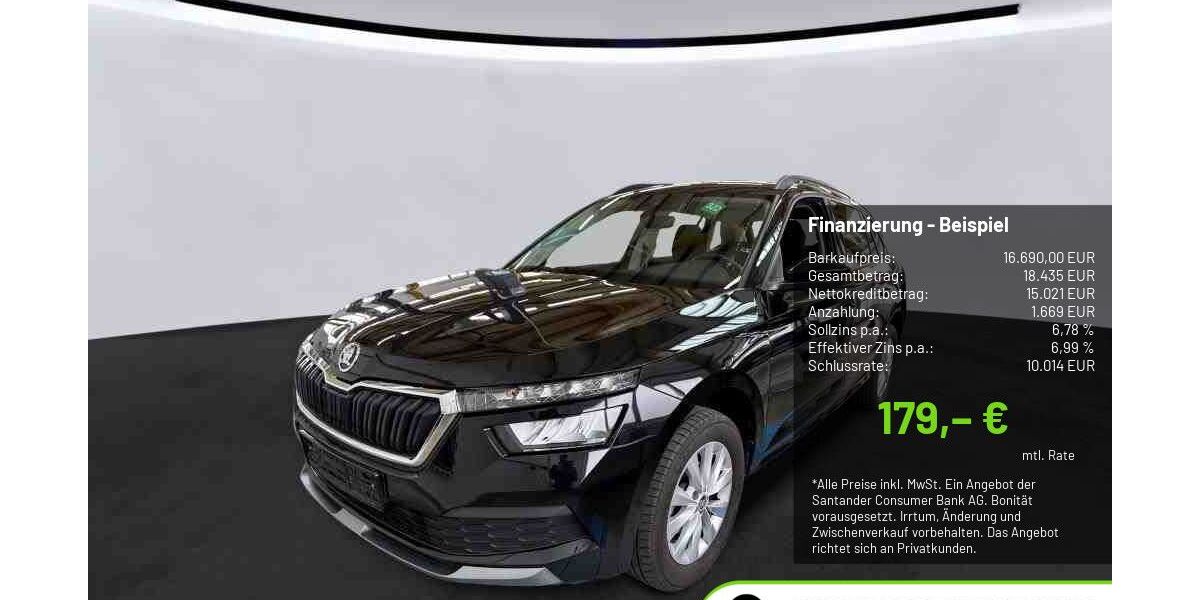 Skoda Kamiq 69.417 km 16.690 &euro; Pulheim-Brauweiler 50259