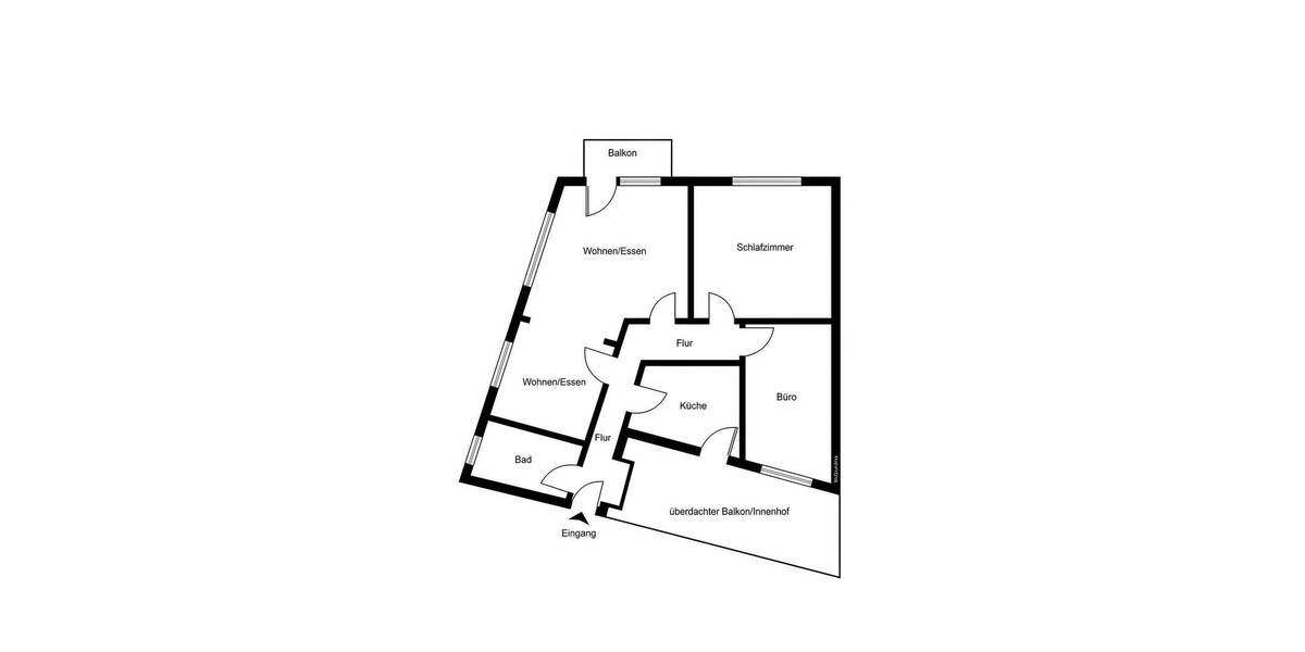 Etagenwohnung Ratingen Zentrum - 3 Zimmer, 95 m&sup2;, 1.300&euro; | Angebot:26825337