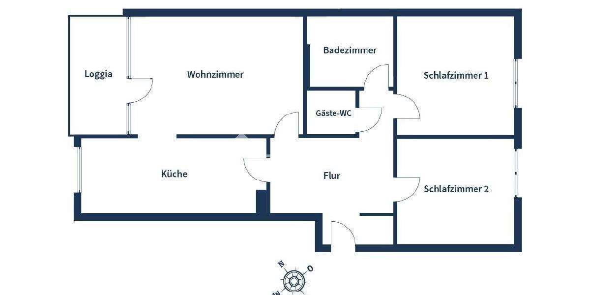 Etagenwohnung Pulheim - 3 Zimmer, 88 m&sup2;, 295.000&euro; | Angebot:25910639