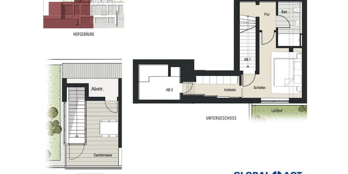 Etagenwohnung Köln Bayenthal - 3 Zimmer, 102 m&sup2;, 759.000&euro; | Angebot:26274008