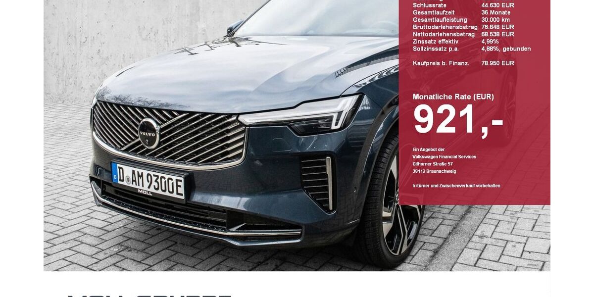 Volvo XC90 6.500 km 74.450 &euro; Düsseldorf 40549