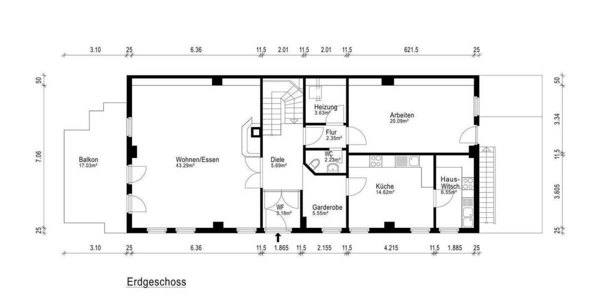 Mehrfamilienhaus, Wohnhaus Leverkusen Quettingen - 6 Zimmer, 191 m&sup2;, 599.000&euro; | Angebot:25844867