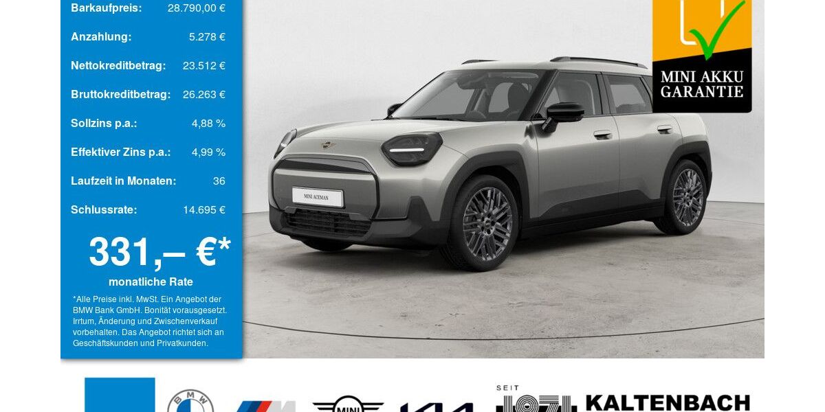 Mini Aceman E 12.235 km 28.790 &euro; Bergisch Gladbach 51469