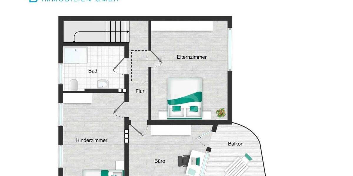 Reihenmittelhaus Köln Flittard - 4 Zimmer, 100 m&sup2;, 499.000&euro; | Angebot:26751542