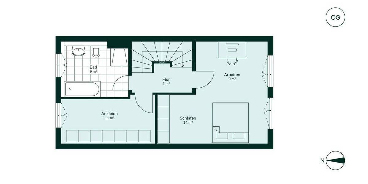 Reihenmittelhaus Heiligenhaus Mitte - 4 Zimmer, 133 m&sup2;, 579.900&euro; | Angebot:25677738