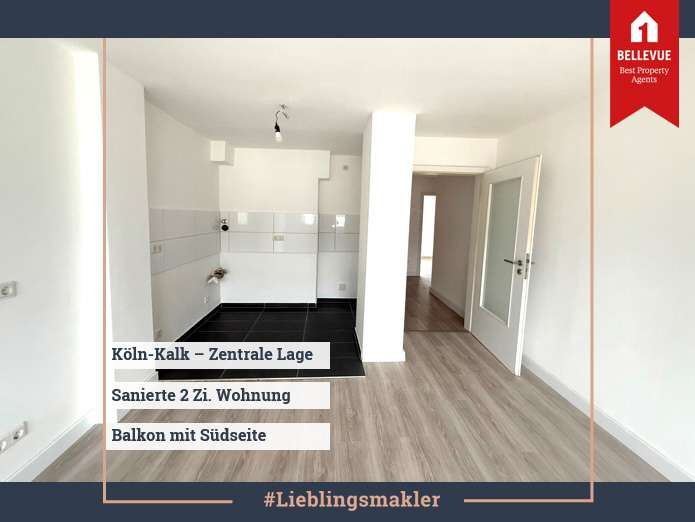 Etagenwohnung Köln / Kalk Kalk - 2 Zimmer, 48 m&sup2;, 900&euro; | Angebot:24811792