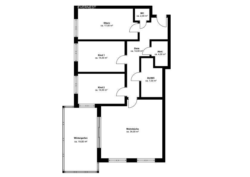 Etagenwohnung Pulheim - 4 Zimmer, 124 m&sup2;, 735.000&euro; | Angebot:25686773