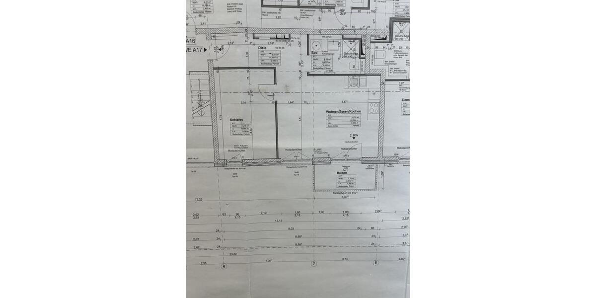 Etagenwohnung Düsseldorf Stadtbezirk 3 - 2 Zimmer, 56 m&sup2;, 1.288&euro; | Angebot:25454806