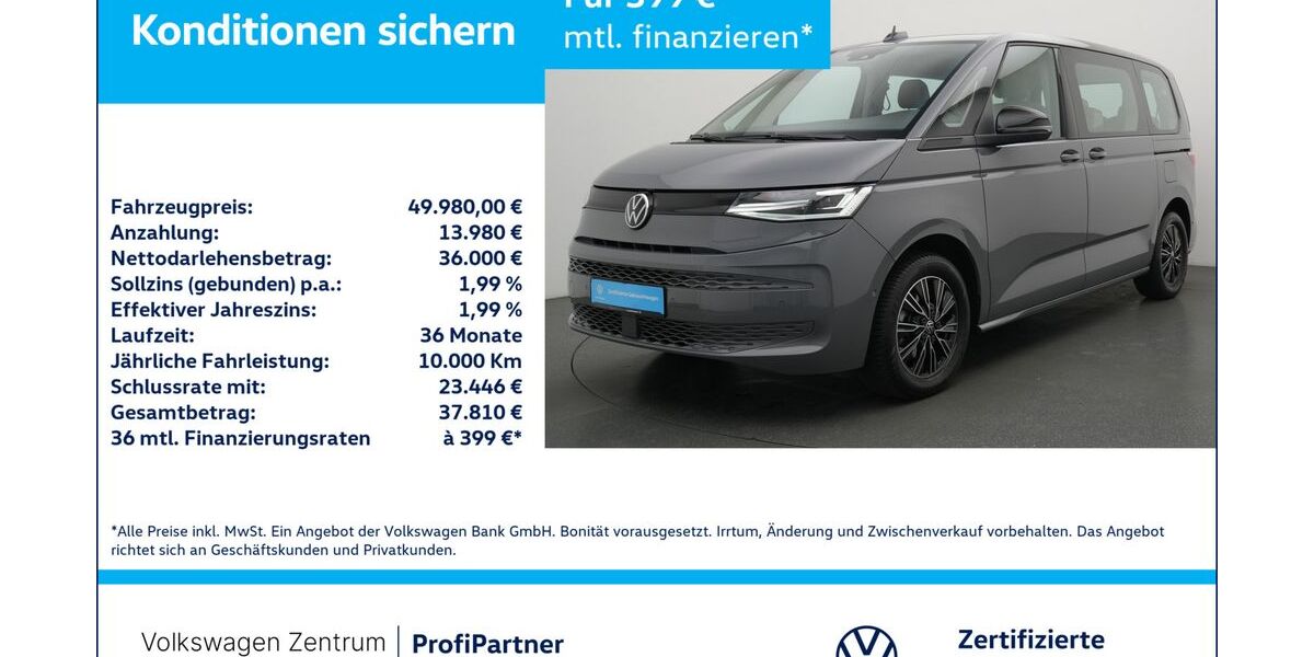 VW T7 Multivan 14.320 km 49.480 &euro; Leverkusen 51379