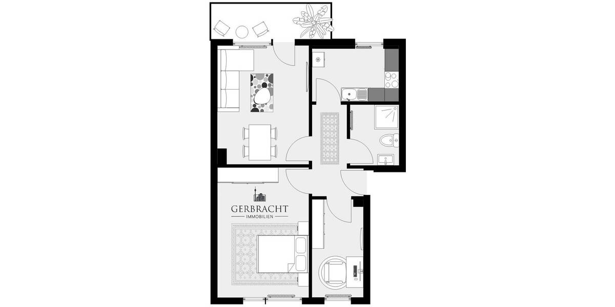 Etagenwohnung Düsseldorf Lierenfeld - 3 Zimmer, 54 m&sup2;, 250.000&euro; | Angebot:26093469