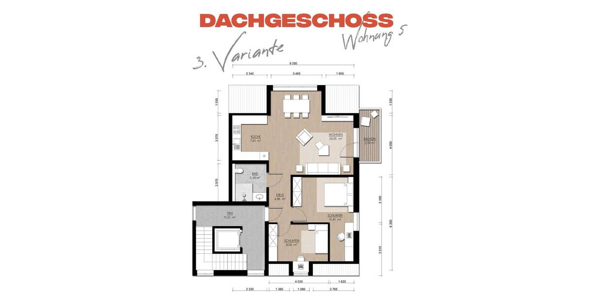 Etagenwohnung Velbert Nierenhof - 2 Zimmer, 74 m&sup2;, 259.000&euro; | Angebot:25670371