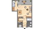 Erdgeschoßwohnung Velbert Velbert-Mitte - 1 Zimmer, 37 m&sup2;, 309&euro; | Angebot:26292983