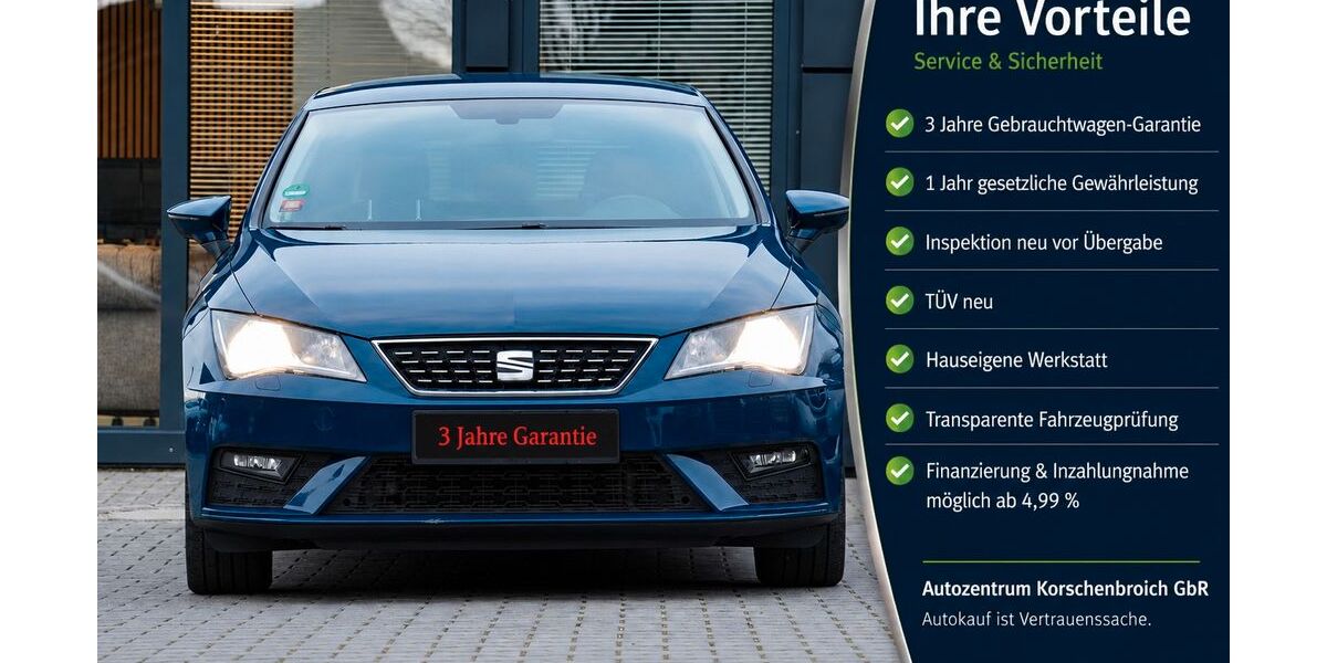 Seat Leon 98.500 km 12.980 &euro; Korschenbroich 41352