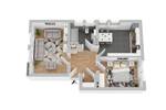 Etagenwohnung Neuss Barbaraviertel - 2 Zimmer, 56 m&sup2;, 950&euro; | Angebot:26820671
