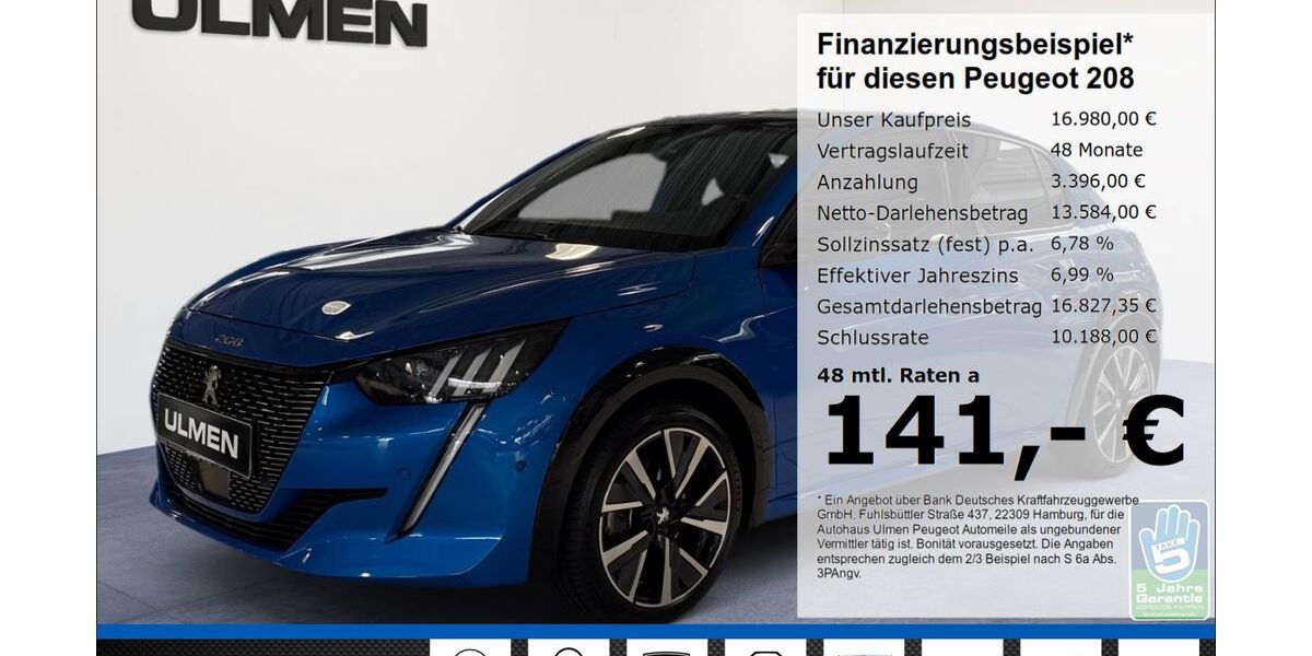 Peugeot 208 21.375 km 16.980 &euro; Düsseldorf 40233