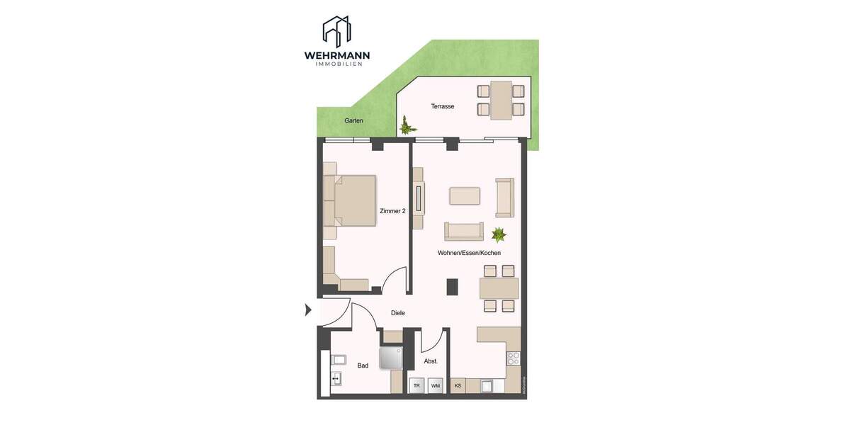 Etagenwohnung Köln Ehrenfeld - 2 Zimmer, 69 m&sup2;, 490.000&euro; | Angebot:25685036