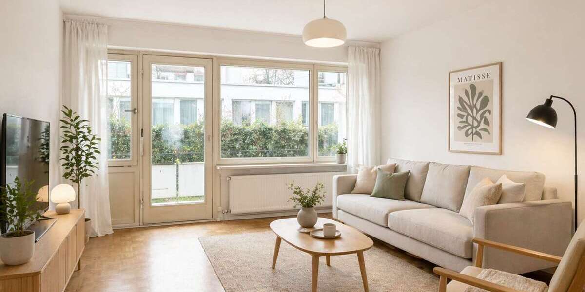 Etagenwohnung Düsseldorf Lörick - 2 Zimmer, 55 m&sup2;, 247.000&euro; | Angebot:26284148