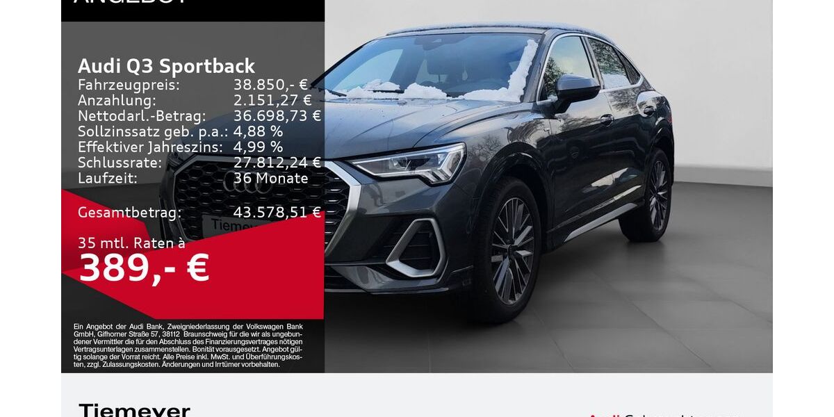 Audi Q3 12.000 km 37.980 &euro; Remscheid 42897