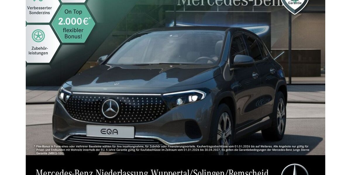 Mercedes-Benz EQA 5.307 km 38.990 &euro; Wuppertal 42115